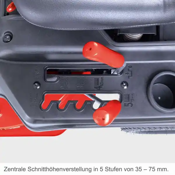 Bild 2 von Benzin-Aufsitzrasenmäher MR200-61 E Start 6 in 1