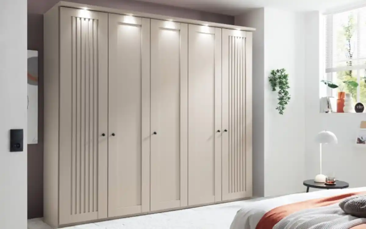 Bild 1 von Vito - Drehtürenschrank Linate, grau, 250 x 216 cm