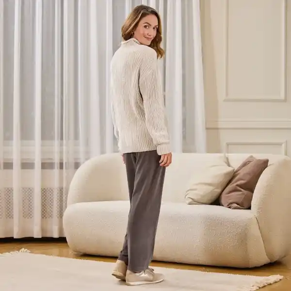 Bild 4 von Damen-Velvethose mit Komforthosenschnitt