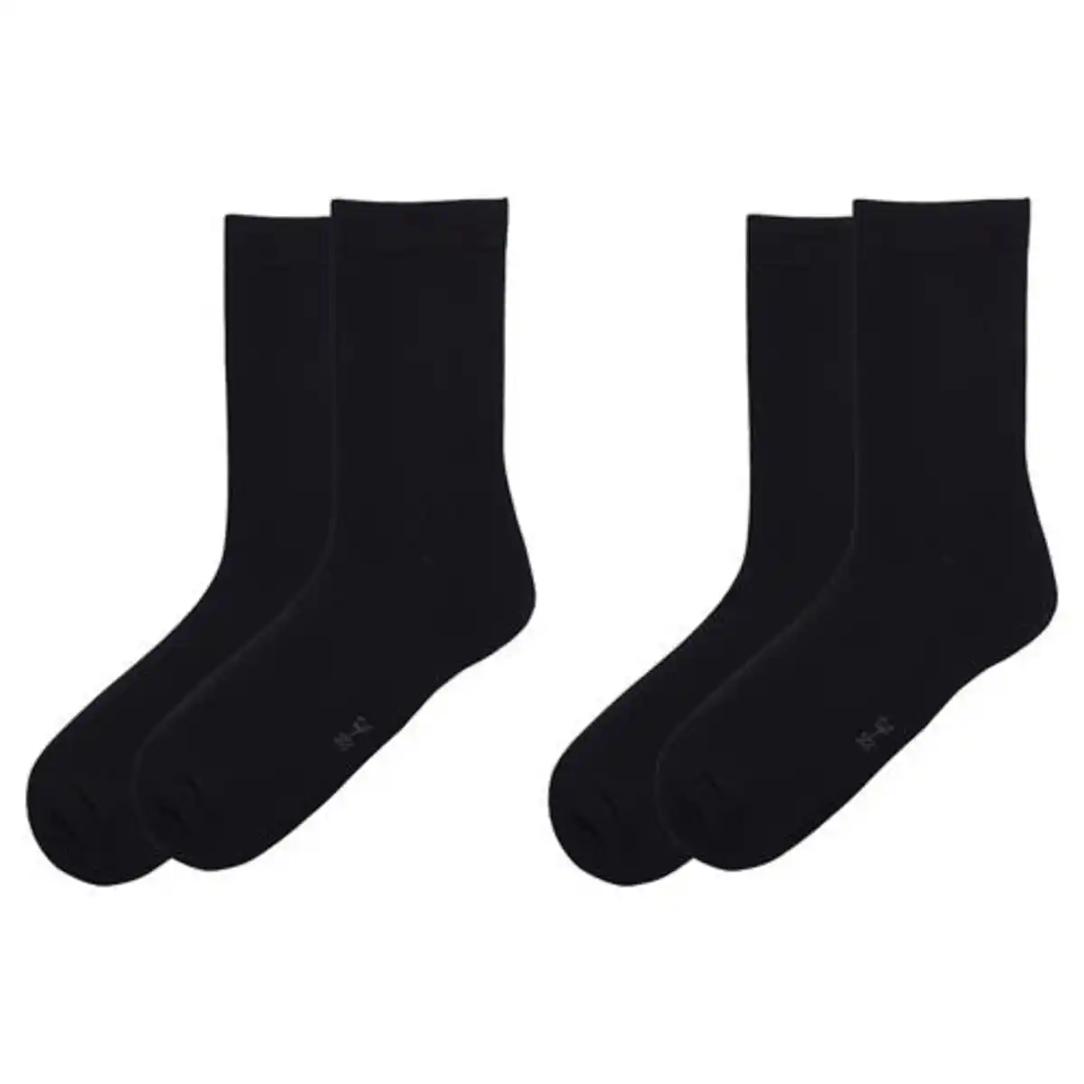 Bild 1 von UP2FASHION Damen oder Herren Socken, 2er-Pack, Schwarz, 35/38