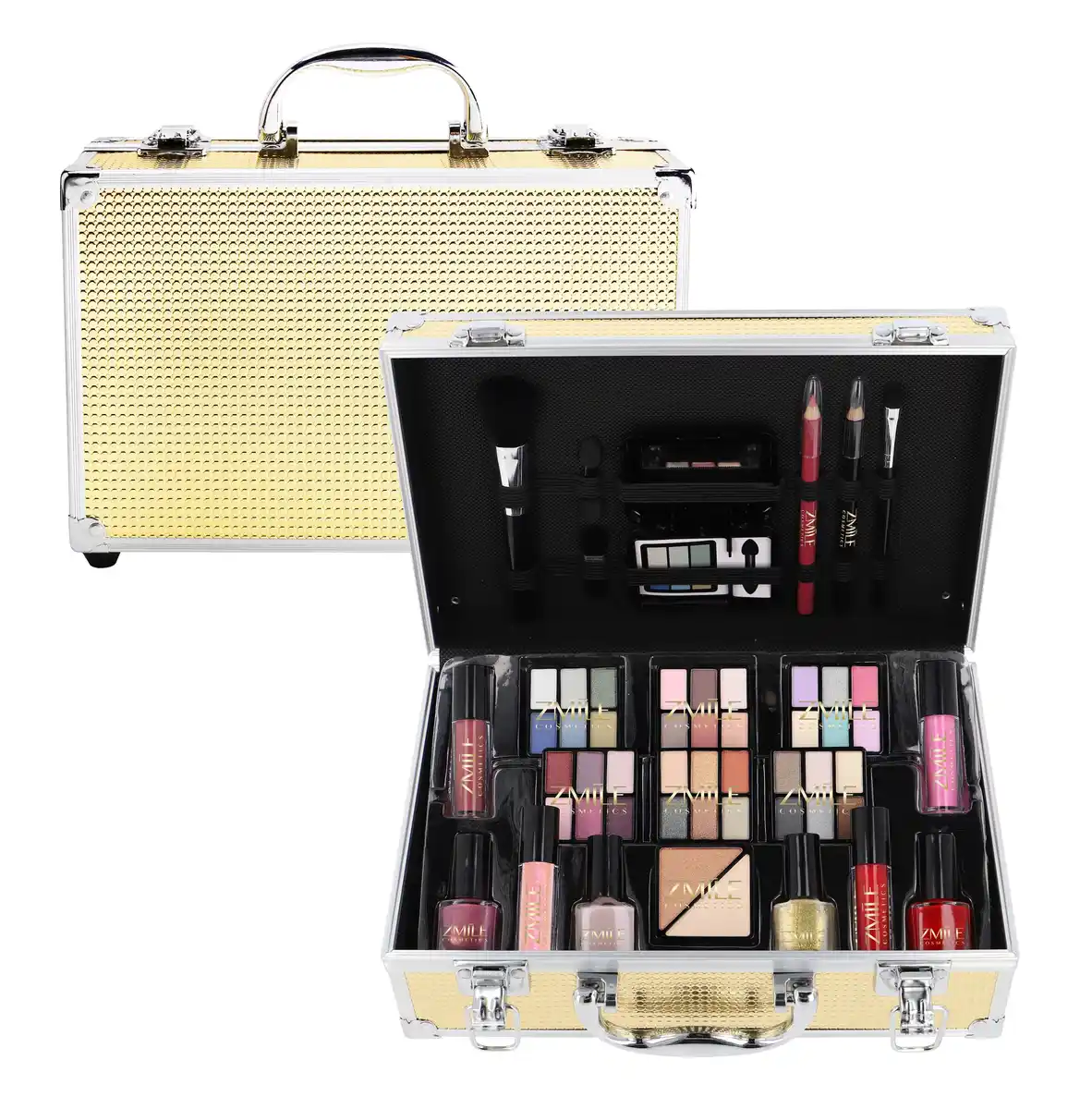 Bild 1 von ZMILE COSMETICS Kosmetik-Koffer gold, 1 Stk