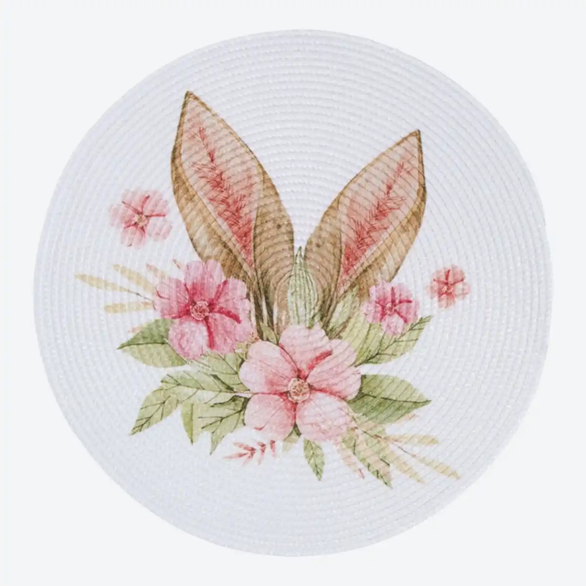 Bild 2 von Platzset mit Hasenohren-Motiv, Ø ca. 38 cm