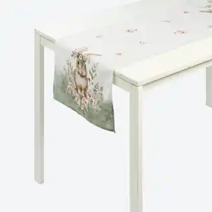 Tischläufer mit Hasen-Motiv, ca. 40x140 cm