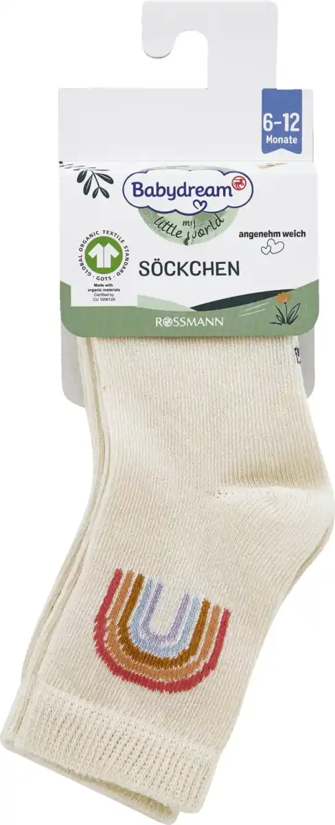 Bild 2 von Babydream Babysöckchen 3er, 6-12 Monate