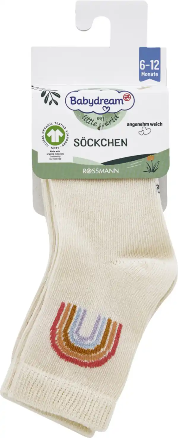 Bild 2 von Babydream Babysöckchen 3er, 6-12 Monate