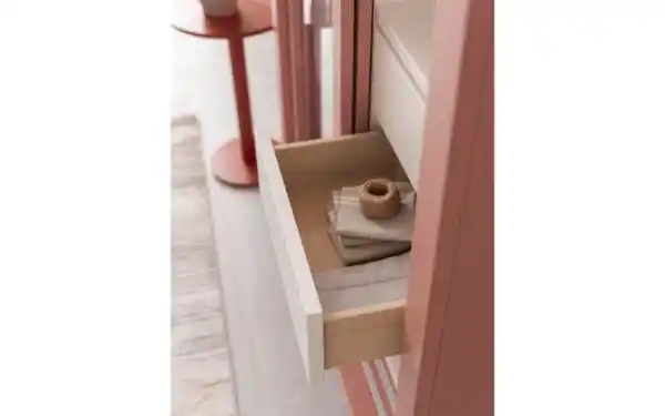 Bild 4 von Schöner Wohnen Kollektion - Schiebetürenschrank Village, berry/weiß, inkl. Push-to-Open Funktion