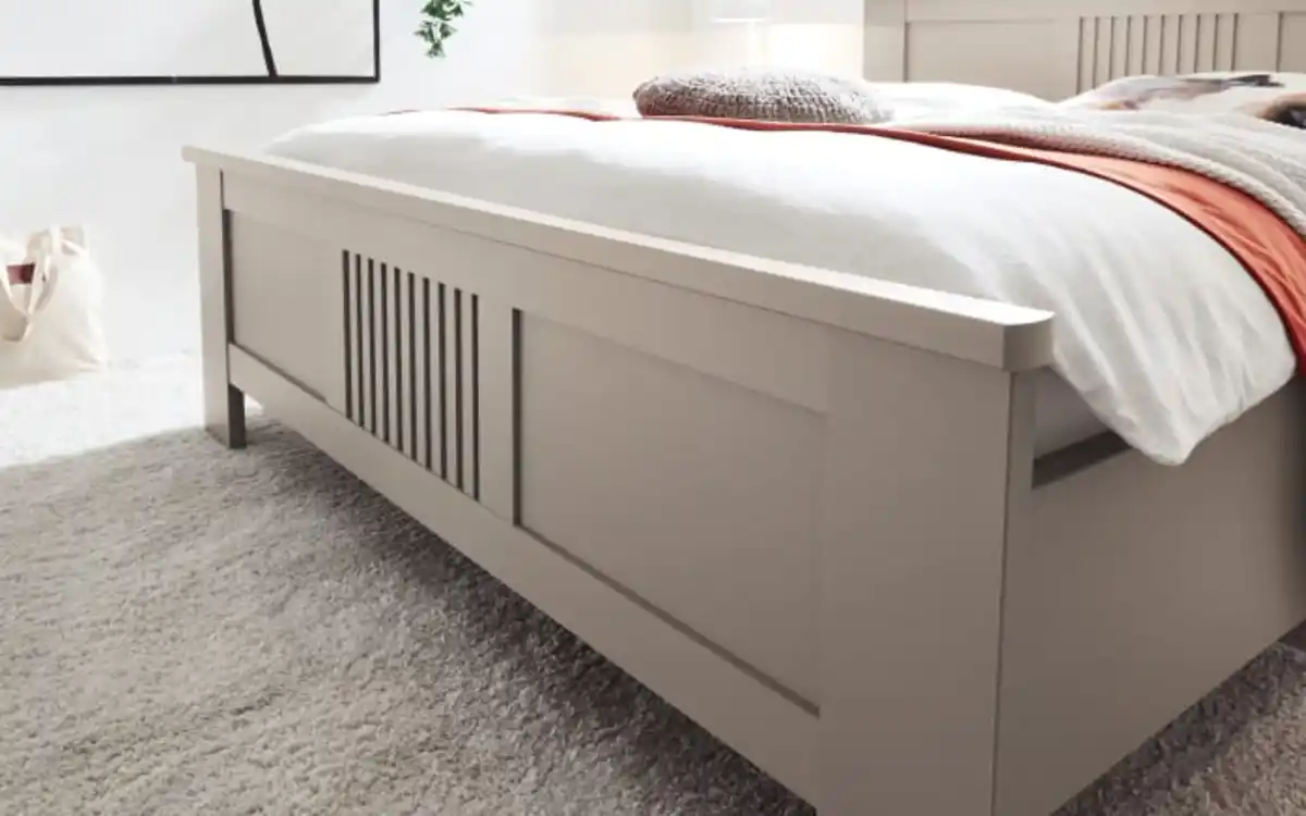 Bild 4 von Vito - Bettanlage Linate, grau, 180 x 200 cm, inkl. Nachtkonsole