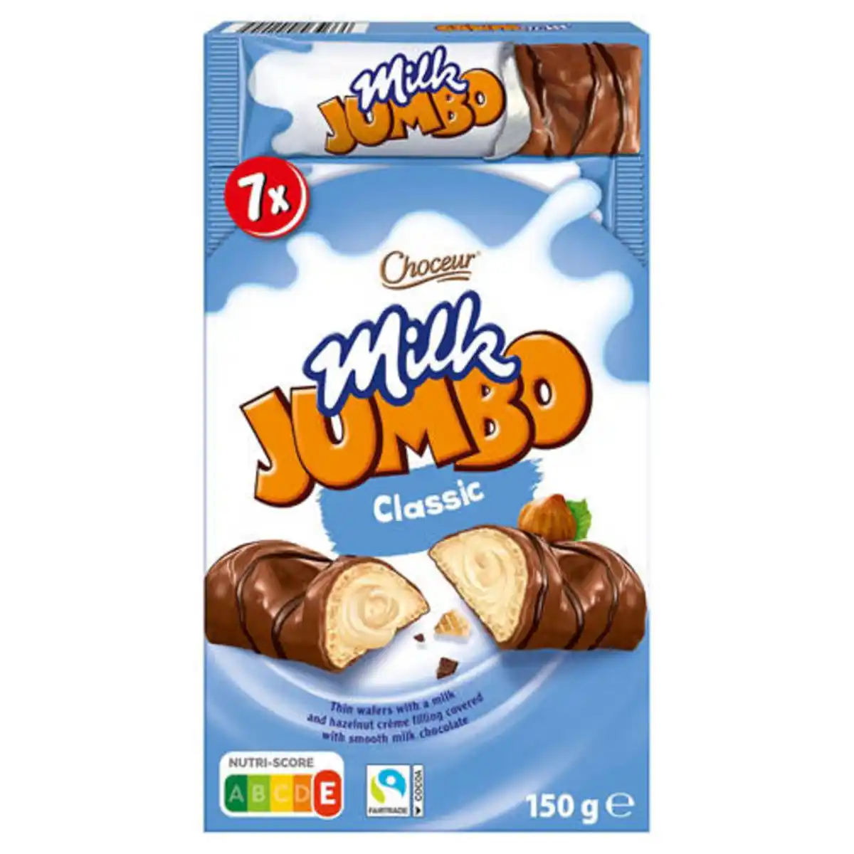 Bild 1 von CHOCEUR Jumbo Riegel 150 g, Classic