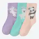 Bild 2 von Kinder-Mädchen-Socken, 3er-Pack
