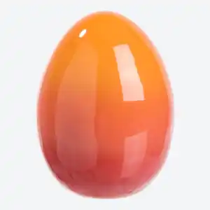 Deko-Ei aus Porzellan, ca. 11,1x8,4 cm