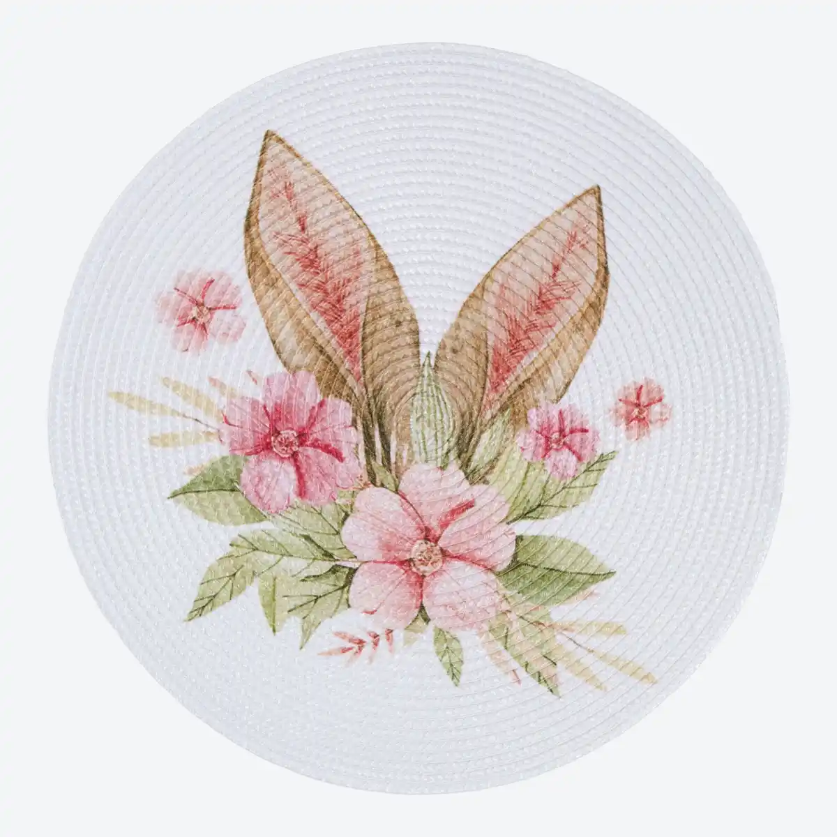 Bild 3 von Platzset mit Hasenohren-Motiv, Ø ca. 38 cm