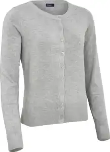 IDEENWELT Feinstrick Cardigan grau Gr. S