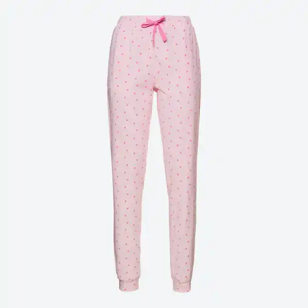 Bild 3 von Damen-Homewear-Hose mit Herzmuster