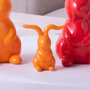 Deko-Hase aus Porzellan, ca. 10x5x9 cm