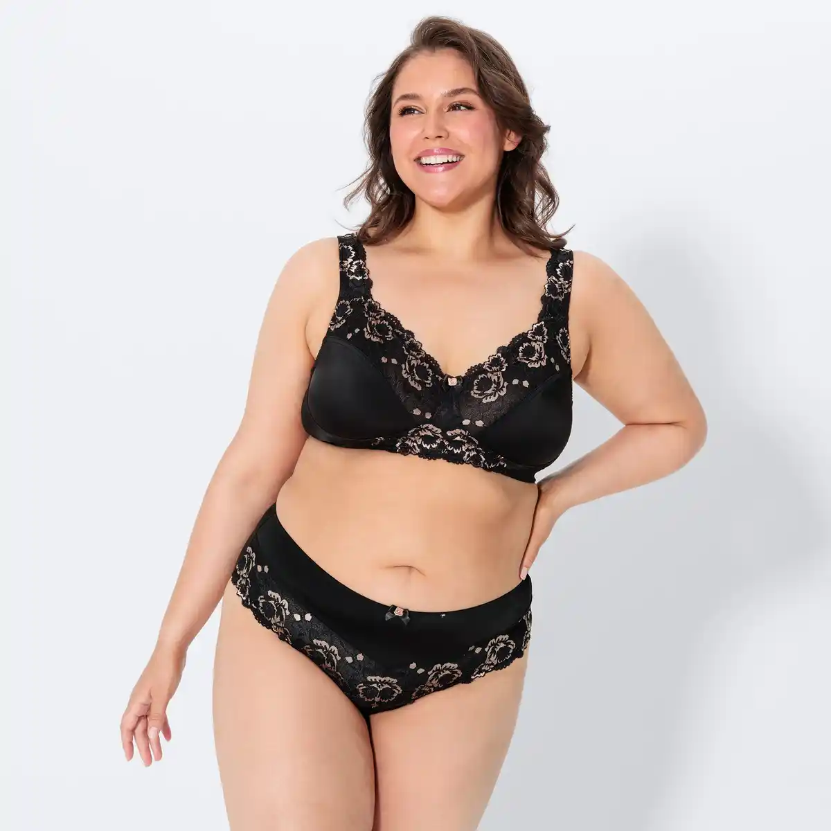 Bild 1 von Damen-Rioslip mit Spitzeneinsatz, große Größen