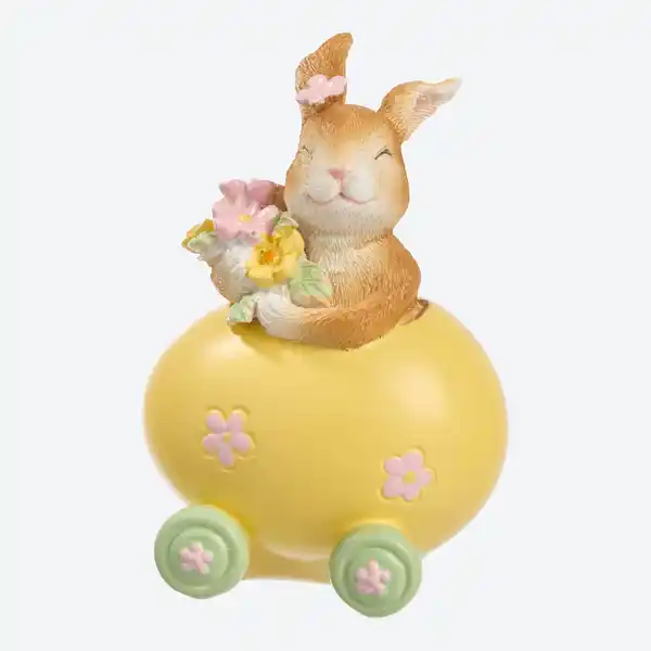 Bild 3 von Deko-Hase aus Polyresin, ca. 5,5x6,5x8,5 cm