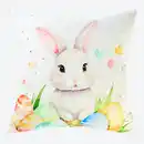 Bild 1 von Kissenhülle mit Oster-Motiv, ca. 40x40 cm