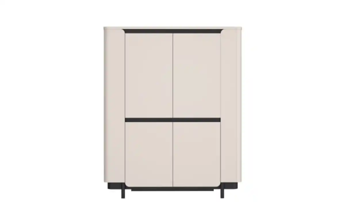 Bild 3 von Forte - Highboard Vodol, sandfarbig/schwarz