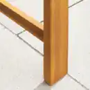 Bild 4 von 3-Sitzer Gartenbank aus Akazienholz, ca. 157 x 48,5 x 82 cm - Rose