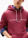 Bild 1 von Tommy Hilfiger Kapuzensweatshirt TOMMY LOGO HOODY mit Kapuze und Kängurutasche unifarben, casual, regular fit, Baumwollmix, Kapuze
