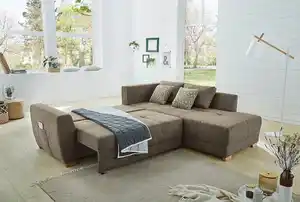 Jockenhöfer Gruppe Ecksofa Luzern L-Form, mit Bettfunktion und geräumigen Bettkasten
