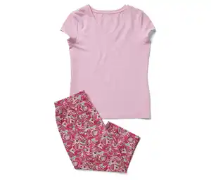 3/4-Pyjama-Set, rosa