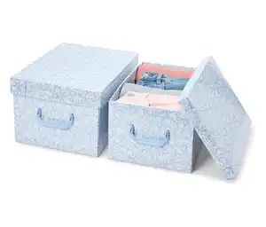 2 Ordnungskisten mit Deckel