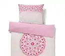 Bild 1 von Renforcé-Bettwäsche, Mandala, rosa, Normalgröße
