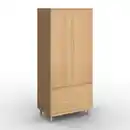 Bild 1 von Drehtürenschrank Marlo Eichefarben ca. 100x223x60 cm, Eichefarben