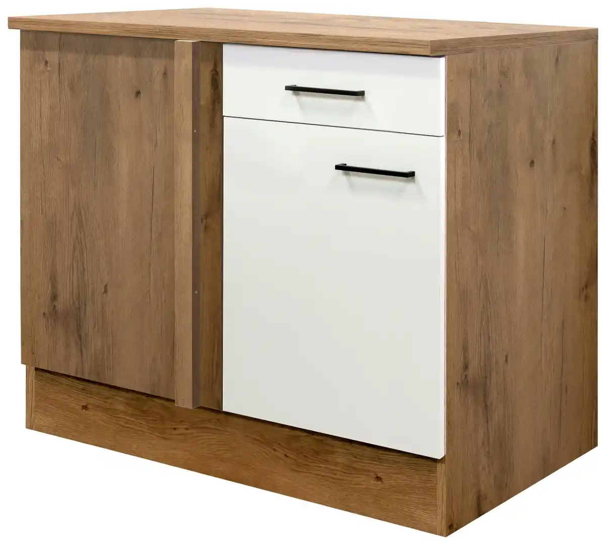 Bild 1 von Eckunterschrank Avila Eichefarben/Magnolie, Eichefarben, Magnolie