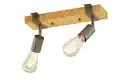 Bild 4 von Paul Neuhaus Deckenstrahler, 2-flammig, Kiefernholz/Metall
