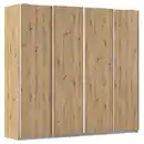 Bild 1 von Rauch Möbel Schwebetürenschrank, Eiche Artisan, Metall, 3 Fächer, 226x211x62 cm, Blauer Engel, Goldenes M, BQ - Bündnis für Qualität, Made in Germany, Schlafzimmer, Kleiderschränke, Schwebetü