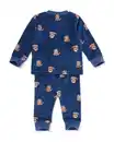 Bild 2 von Babypyjama Samt Hund blau