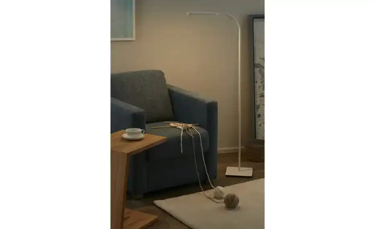 Bild 1 von KHG LED-Stehleuchte, 1-flammig,weiß mit Schwanenhals