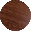 Bild 1 von Kare-Design Tischplatte, Walnuss, Holzwerkstoff, rund, 1.8x110x110 cm, Esszimmer, Tische, Esstische, Tischsysteme, Tischplatte