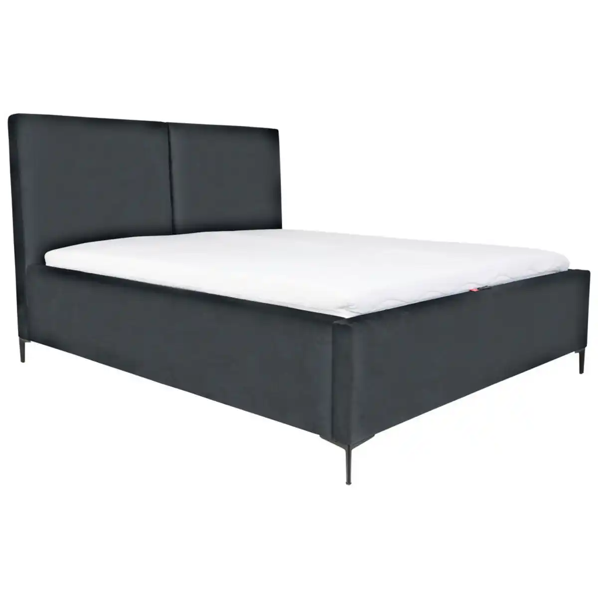 Bild 1 von Mid.you Polsterbett, Dunkelgrau, Holz, Buche, Sperrholz, 160x200 cm, gepolstertes Kopfteil, in verschiedenen Größen erhältlich, Schlafzimmer, Betten, Polsterbetten