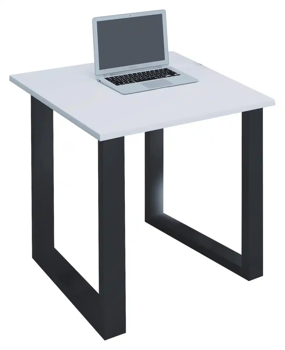 Bild 1 von Schreibtisch Lona Schwarz/Weiß ca. 80x80x76cm, Schwarz, Weiß