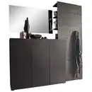 Bild 1 von Carryhome Garderobe, Anthrazit, Wenge, Holzwerkstoff, 3-teilig, 175x190x39 cm, Garderobe, Garderoben-Sets & Serien, Garderoben-Sets