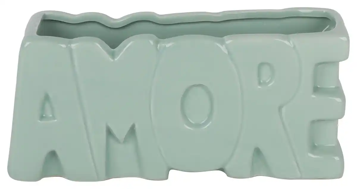 Bild 1 von Vase Amore Mintgrün ca. 22x11x6cm, Mintgrün