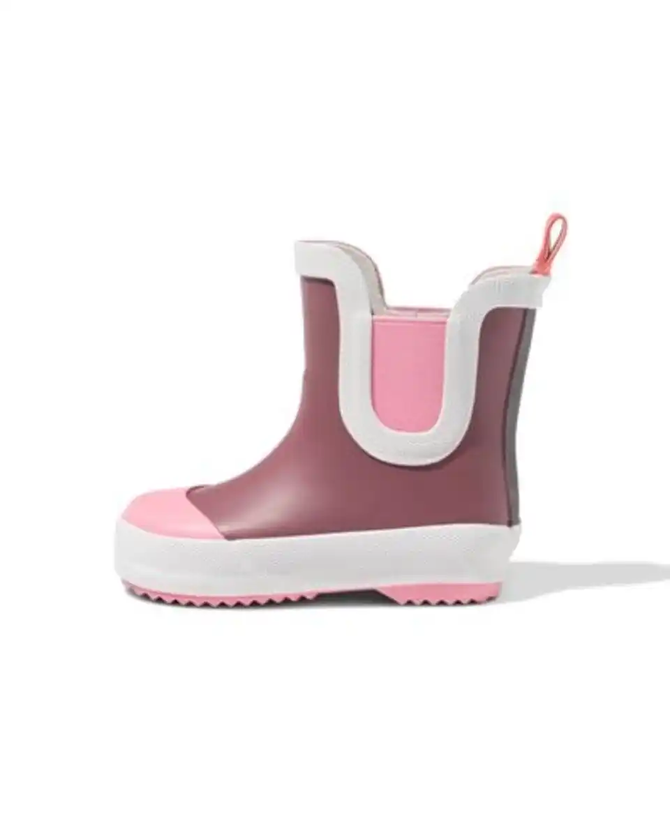 Bild 1 von Baby-Regenstiefel, wasserdicht mit Farbkontrasten rosa