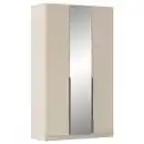 Bild 1 von Rauch Möbel Drehtürenschrank Rauch Alabama, Champagner, Metall, 4 Fächer, 136x229x54 cm, Blauer Engel, Goldenes M, BQ - Bündnis für Qualität, Made in Germany, umfangreiches Zubehör erhältlich