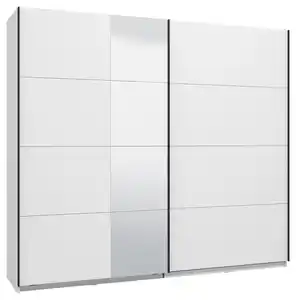 Schwebetürenschrank Gard Weiß, Weiß