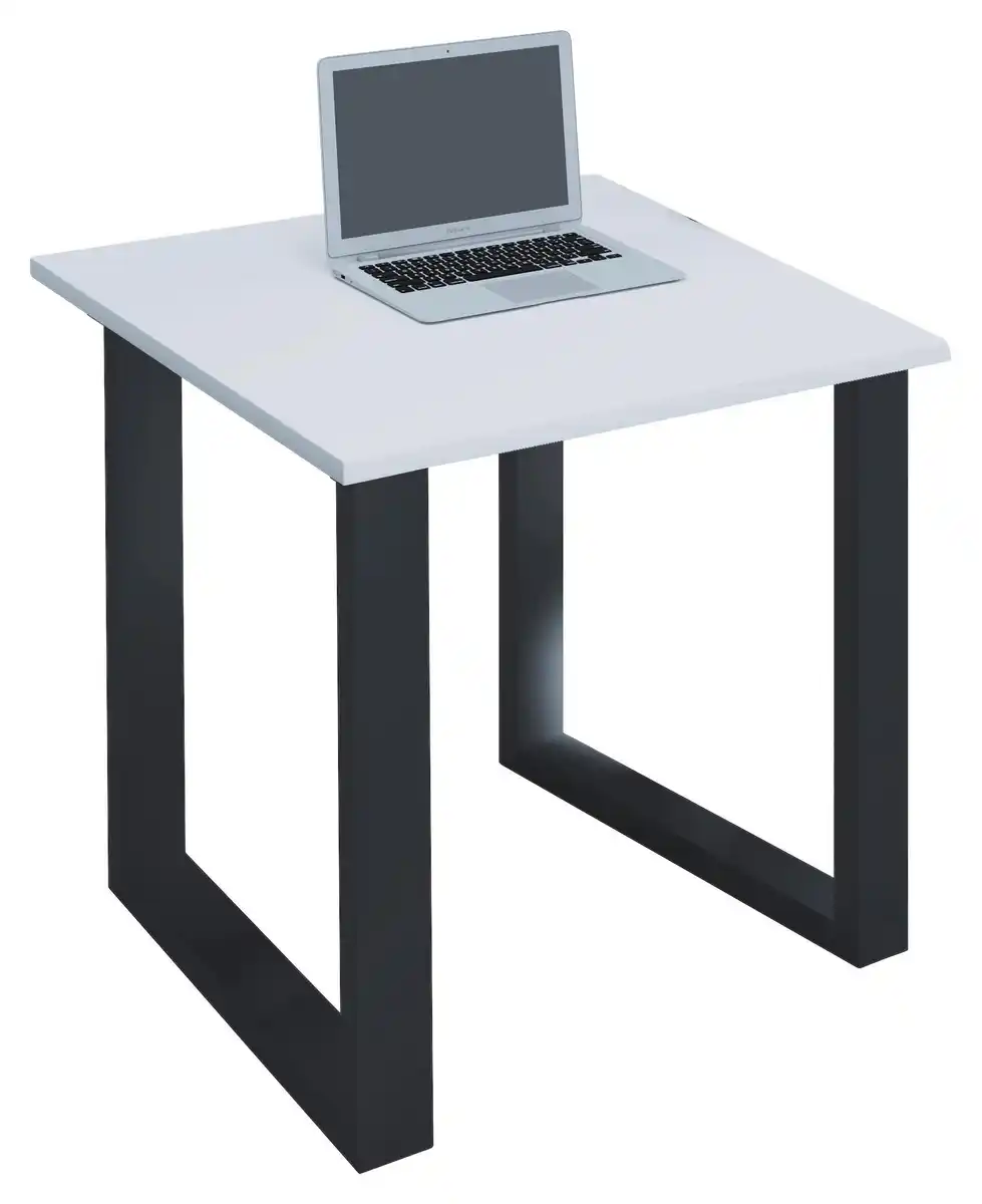 Bild 1 von Schreibtisch Lona Schwarz/Weiß ca. 80x50x76cm, Schwarz, Weiß