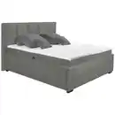 Bild 1 von Esposa Polsterbett, Grau, Textil, H2, Höhe ca. 17 cm, 180x200 cm, Bettkasten, gepolstertes Kopfteil, Stoffauswahl, Topper durchgehend, Matratze in verschiedenen Härtegraden erhältlich, Schlafzimme