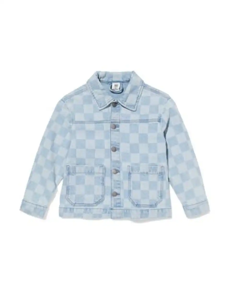 Bild 2 von Kinder-Jeansjacke mit Blöcken blau