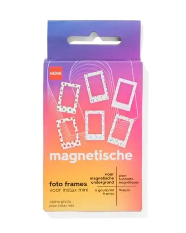 Bild 3 von Magnetische Fotorahmen, Konfetti, 6 Stück