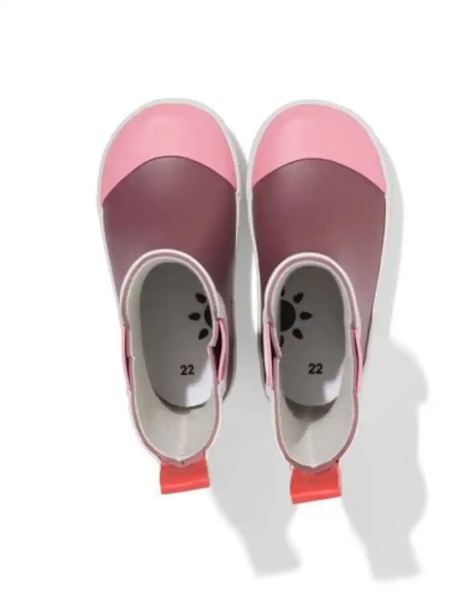 Bild 2 von Baby-Regenstiefel, wasserdicht mit Farbkontrasten rosa