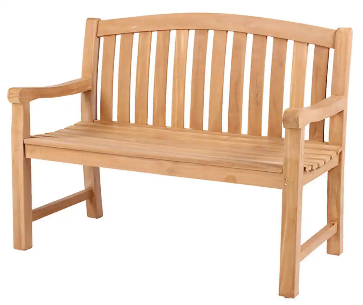 Bild 1 von Gartenbank Woodie ca. 120x57x94 cm Teak massiv, Naturfarben