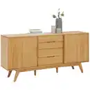 Bild 1 von Livetastic Sideboard, Eiche, Holz, Holzwerkstoff, Eiche, furniert, 2 Fächer, 4 Schublade(n) Schubladen, 180x84x44 cm, Reach, Holzmöbel, Kleinmöbel Holz, Holzkommoden, Sideboards Holz