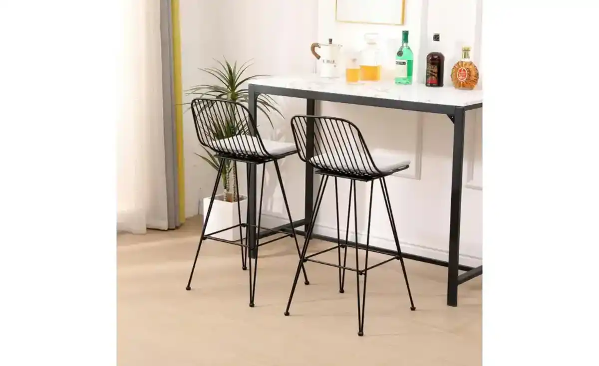 Bild 1 von Barhocker 2er-Set Tabchester